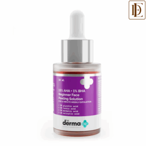 The Derma Co 15% AHA + 1% BHA Peeling Solution for Beginners for Glowing Skin In 10 Minutes (30ml)