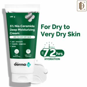 The Derma Co 5% Nia-Ceramide Deep Moisturizing Cream for Dry and Very Dry Skin (100g)