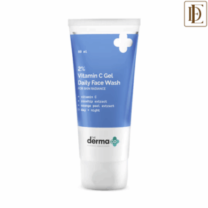 The Derma Co 2% Vitamin C Gel Daily Face Wash With Rosehip & Orange Peel Extract (80ml)