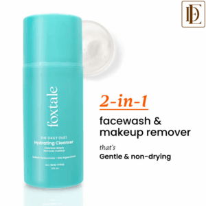 Foxtale Hydrating Cleanser And Make-Up Remover, With Hyaluronic Acid (100ml)