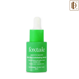 Foxtale AHA BHA Exfoliating Serum Glycolic Acid + Salicylic Acid Niacinamide for Acne & Blackheads Normal To Oily Skin (30ml)