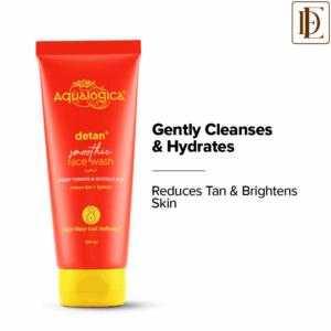Aqualogica Detan+ Smoothie Face Wash with Glycolic Acid & Cherry Tomato for Tan removal (100ml)