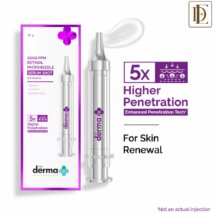 The Derma Co 3000 PPM Retinol Microneedle Serum Shot Anti-Ageing, Wrinkles, Fine Lines, All Skin (10g)