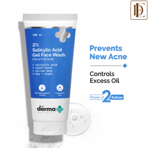 The Derma Co 2% Salicylic Acid Gel Face Wash for Oily Skin with Salicylic Acid & Witch Hazel (100ml)