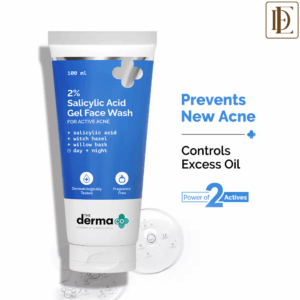 The Derma Co 2% Salicylic Acid Gel Face Wash for Oily Skin with Salicylic Acid & Witch Hazel (100ml)