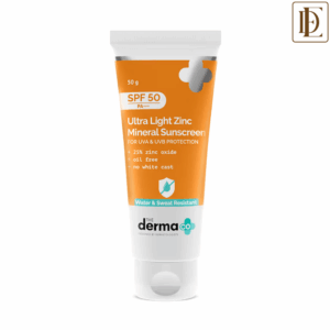 The Derma Co Ultra Light Zinc Mineral Sunscreen With SPF 50 PA+++ (50 g)
