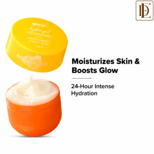 Aqualogica Glow+ Hydra Gel Moisturizer With Papaya & Vitamin C For 24 Hour Intense Hydration (200g)