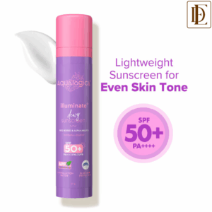 Aqualogica Illuminate+ Dewy Lightweight Sunscreen Gel SPF 50+ PA++++ for All Skin Types