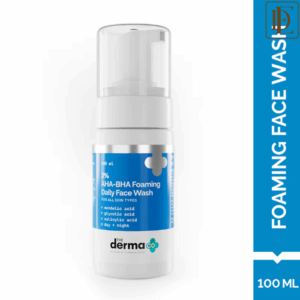 The Derma Co 3% AHA-BHA Foaming Face Wash for Acne Control (100ml)