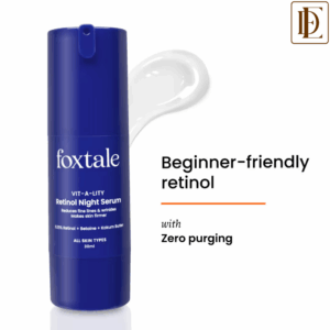 Foxtale 0.15% Encapsulated Retinol Night Serum Boosts Collagen, Treats Fine Lines & Wrinkles (30ml)