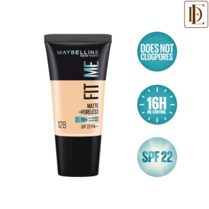 Maybelline New York Fit Me Matte + Poreless 16H Oil Control Foundation With SPF 22 PA ++ (18ml)