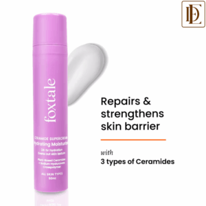 Foxtale Ceramide Supercream Hydrating Moisturizer With Hyaluronic Acid, Strengthens Skin Barrier