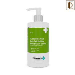 The Derma Co 1% Salicylic Acid Daily Exfoliating Body Serum Lotion For Rough & Bumpy Skin (250ml)