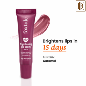 Foxtale Brightening Lip Balm With Peptides, Vitamin C & Hyaluronic Acid - (12g)