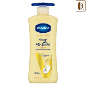 Vaseline Deep Moisture Body Lotion ,For Dry Skin, Moisturised Glowing Skin, With Pro Ceramides