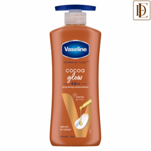 Vaseline Cocoa Glow Serum In Lotion, 600 ml , 100% Pure Cocoa & Shea Butter for Glowing & Soft Skin