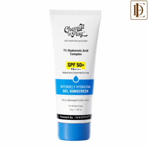 Chemist At Play Intensely Hydrating Gel Sunscreen SPF 50+ I Ultralight, Non-Sticky & Quick-Absorbing (45g)