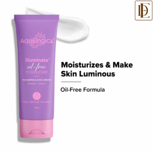 Aqualogica IIIuminate + Oil Free Moisturizer with Wild Berries & Alpha Arbutin (100g)