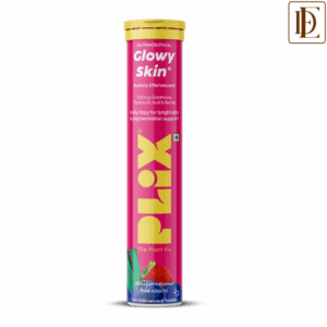 Plix Glutathione Skin Glow 15 Effervescent Tablet 500mg for Clear & Youthful Skin (57 g)