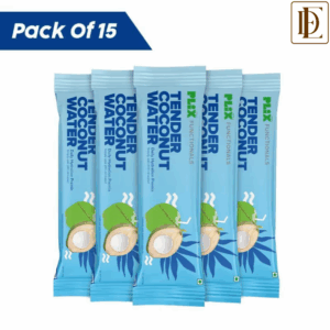 PLIX Tender Coconut Water Premix Powder for an Instant Energy fix, Daily Hydration & Healthy Skin (15 Sachets)