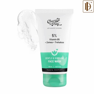 Chemist at Play Gentle & Soothing Facewash, 100% soap & fragrance-free, Soothes & hydrates (150ml)