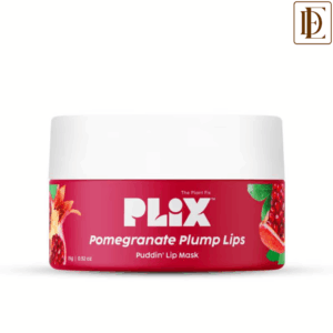 Plix Pomegranate Plump Lips Puddin’ Mask for Dry Lips With Chiuri Butter + Vit C, Lightens Dark Lips (15 g)