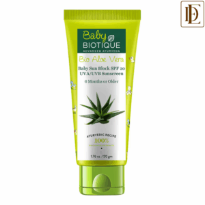 Biotique Bio Aloe Vera Baby Sun Block SPF 20 UVA/UVB Sunscreen (50g)