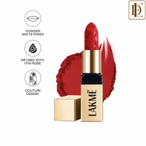 Lakme Rouge Bloom Powder Matte Lipstick - (4g)