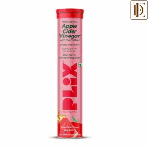 Plix Apple Cider Vinegar Effervescent Tablet with Vitamin B6 & B12 - Watermelon (15 Tablets)