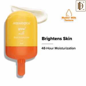 Aqualogica Glow+ Milk Fluid Moisturizer With Papaya & Vitamin C For Normal To Combination Skin (70ml)