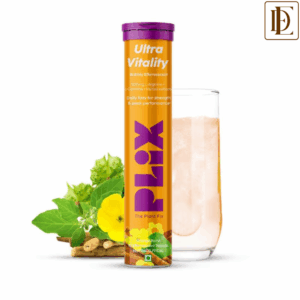 PLIX Ultra Vitality Effervescent for Stamina, Performance & Strength With L-Arginine, Ashwagandha, Safed Musli and Zinc For Men 15 Tablets, Pack of 1 (Orange Burst) (15 tablets)