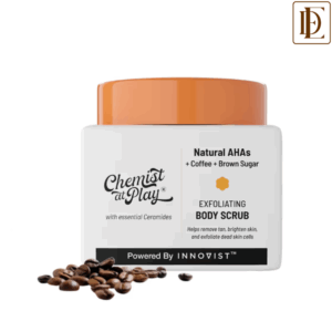Chemist at Play Exfoliating Natural AHAs Body Scrub For Removing Tan & Dead Skin Cells-Coffee Body Scrubs (75g)