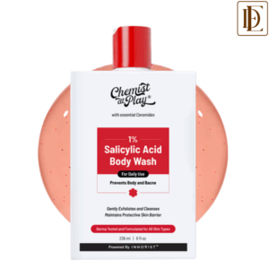 Chemist At Play 1% Salicylic Acid Acne Body Wash Shower Gel for Acne Control For Women & Men