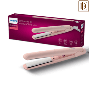 Philips BHS286/00 New Keratin Infused Ceramic Plates Travel Friendly Straightener