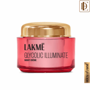 Lakme Glycolic Illuminate Night Cream With Glycolic Acid & 1% Niacinamide For Skin Barrier Repair