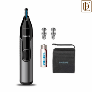 Philips Nose Trimmer NT3650/16, Nose, Ear & Eyebrow Trimmer With Protective Guard System (Gray)