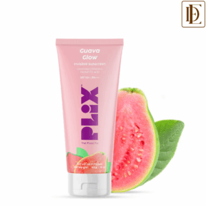 PLIX SPF 50+ Guava Glow Invisible Sunscreen Gel For UV A, UV B Protection with Ceramides and Vit C (50g)