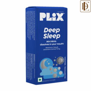 PLIX Deep Sleep with Melatonin, Oral Dissolving 30 Mini Mints for restful sleep, Jatamansi Extracts (30 Mints)