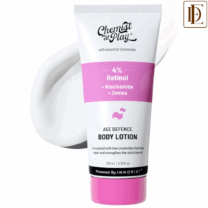 Chemist At Play 4% Retinol Body Lotion For Anti-aging Niacinamide Moisturizer Cream Dry & Oily Skin (200ml)