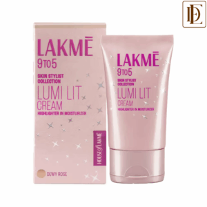 Lakme 9 To 5 Lumi Strobe Cream Highlighter + Moisturizer + Primer With Hyaluronic Acid & Niacinamide (60g)