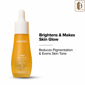 Aqualogica Glow+ Concentrate Face Serum with Vitamin C, Papaya & Hyaluronic Acid (30ml)