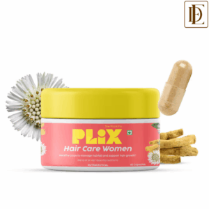 Plix Hair Care Capsules For Women With Ashwagandha - Contains DHT Blockers - Prevents Hair Fall (45 Capsules)