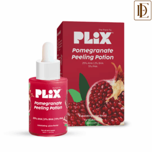 PLIX Pomegranate Peeling Solution For Glowing & Even Toned Skin with 25% AHA + 2% BHA + 5% PHA (30ml)