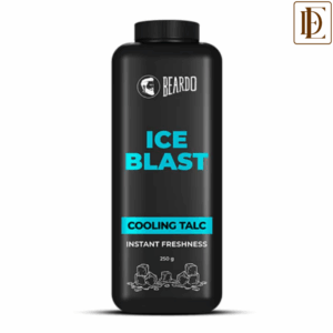 Beardo Ice Blast Cooling Talc Menthol talcum powder for men INSTANT ICY cool freshness (250gm)