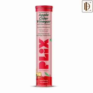 Plix Apple Cider Vinegar Effervescent Tablet with Vitamin B6 & B12 - Apple (15 Tablets each)