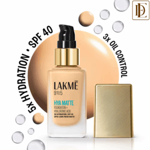 Lakme 9to5 Hya Matte Foundation + Hyaluronic Acid - (25ml)