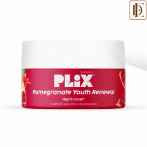Plix 1.20% Retinol & 1% Bakuchi Oil Pomegranate Anti Ageing Night Cream, Reduce Fine Line & Wrinkles (50 g)