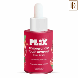 PLIX Pomegranate 0.6% Retinol & 0.2% Bakuchi Oil Night Face Serum To Reduce Fine Lines (1 pcs)