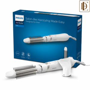 Philips Men AirStyler BHA301/10 Salon Argan Oil Infused Brush with Concentrator - White