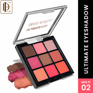 Swiss Beauty Ultimate 9 Pigmented Colors Eyeshadow Palette - Shade 02 (6g)